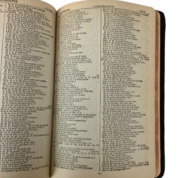 Vintage Holy Bible Red Letter Edition by Blackwell-Wielandy Leather Cover 1920s - Picture 14 of 14